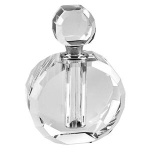 Zoe Clear Round Crystal Perfume Bottle