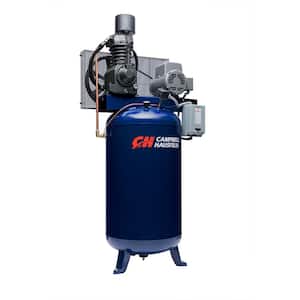 80 Gal. Electric Vertical Two Stage Stationary Air Compressor 25CFM 7.5HP 208-230V 1PH (TF211201AJ)