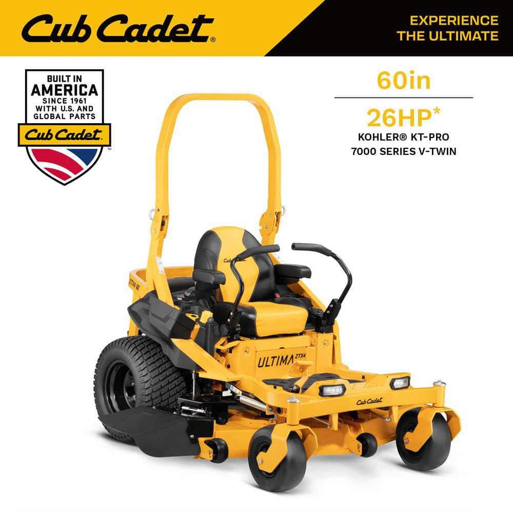 Cub Cadet Ultima ZTX4 60 in. Fabricated Deck 24 HP V-Twin Kohler