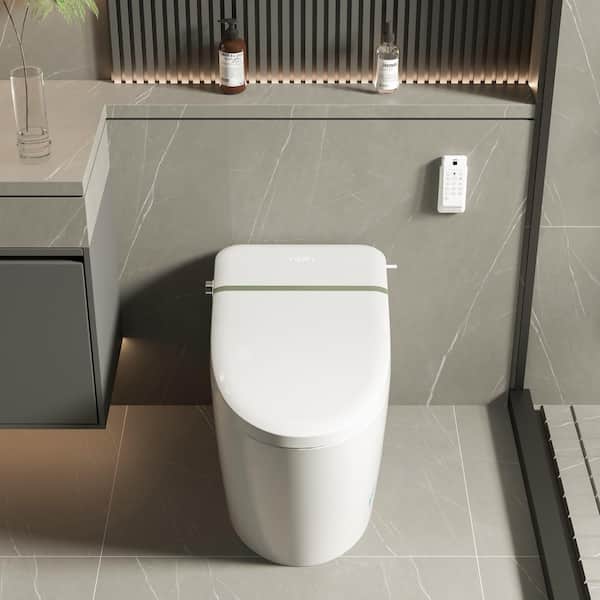 UKISHIRO Elongated Smart Bidet Toilet with Adjustable Sprayer Settings