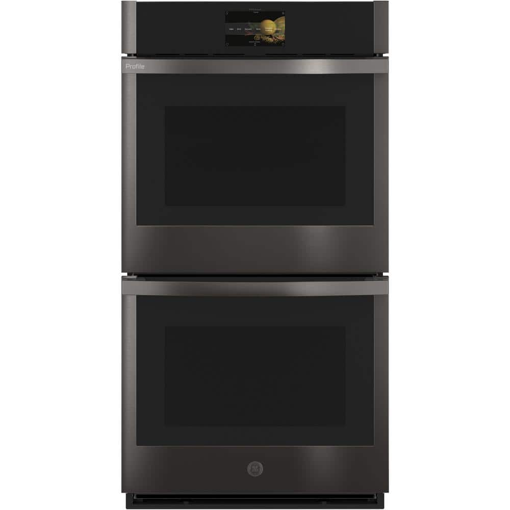 GE Profile 27 in. Smart Double Electric Wall Oven with Convection Self ...