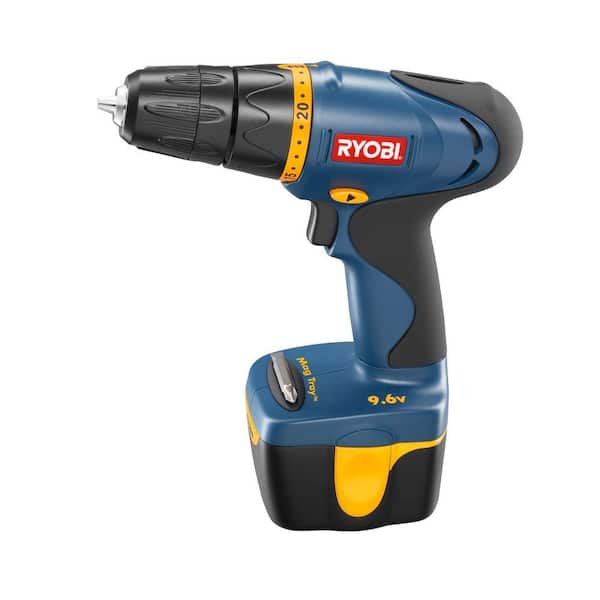 RYOBI 9.6-Volt Ni-Cad 3/8 in. Cordless Drill HP696 - The Home Depot