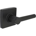 Kwikset Casey Matte Black Hall/Closet Passage Door Lever Featuring ...