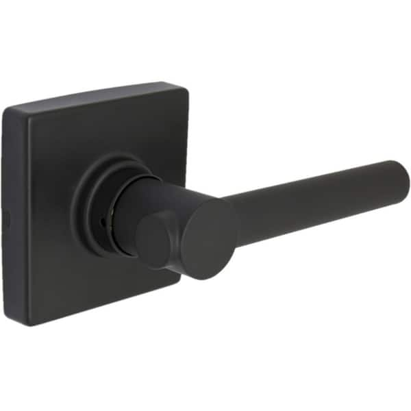 Defiant Highland Matte Black Hall and Closet Door Lever with Square ...