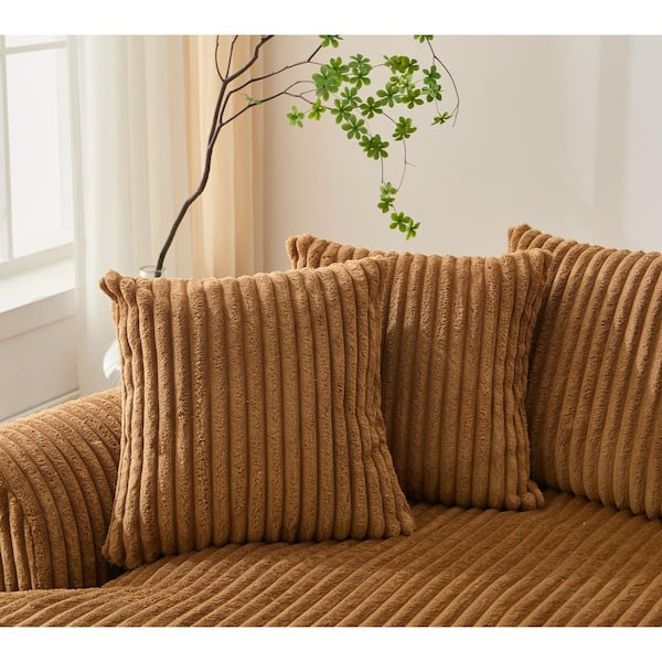 aisword No Assembly Required 127 in. L-Shape Corduroy Sectional