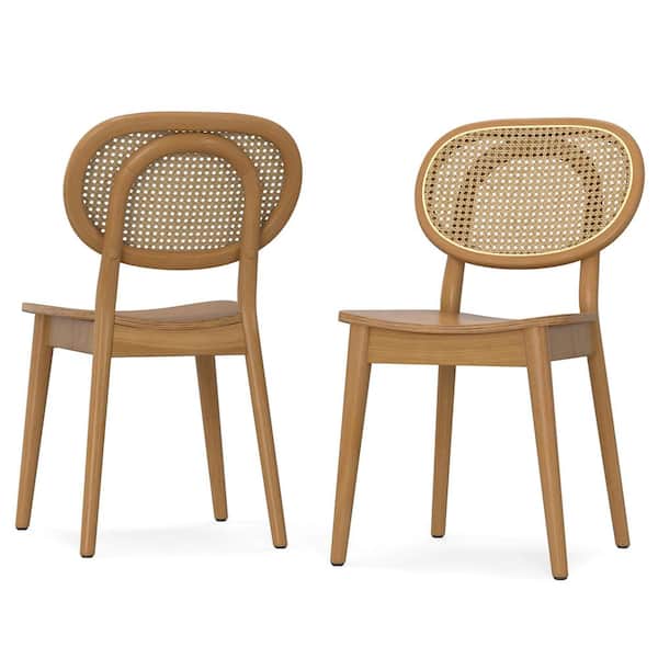Rachel Contemporary Dining Chair (Set of 2) in Natural