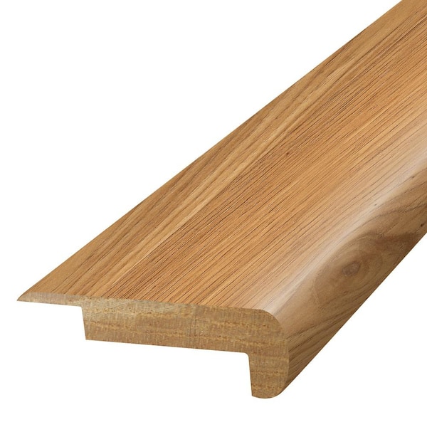 PERFORMANCE ACCESSORIES Cadet 0.75 in. T x 2.37 in. W x 78.7 in. L Textured Wood Look Laminate Moulding/Trim Stair Nose Molding