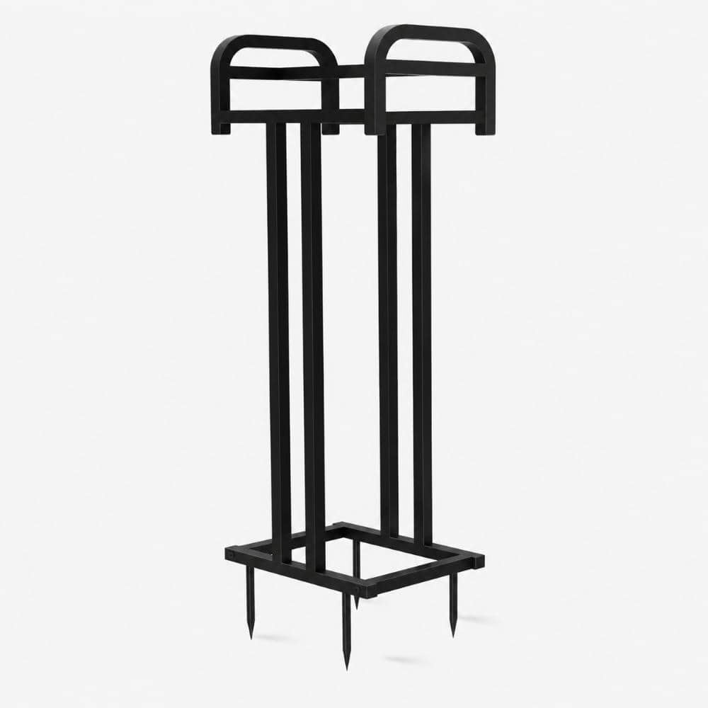Freestanding Heavy Duty Metal Garden Hose Stand Hanger, Upgraded 150 ft Capacity, 48 in Tall, 12 x 12 in Base price history on PriceWatchPro