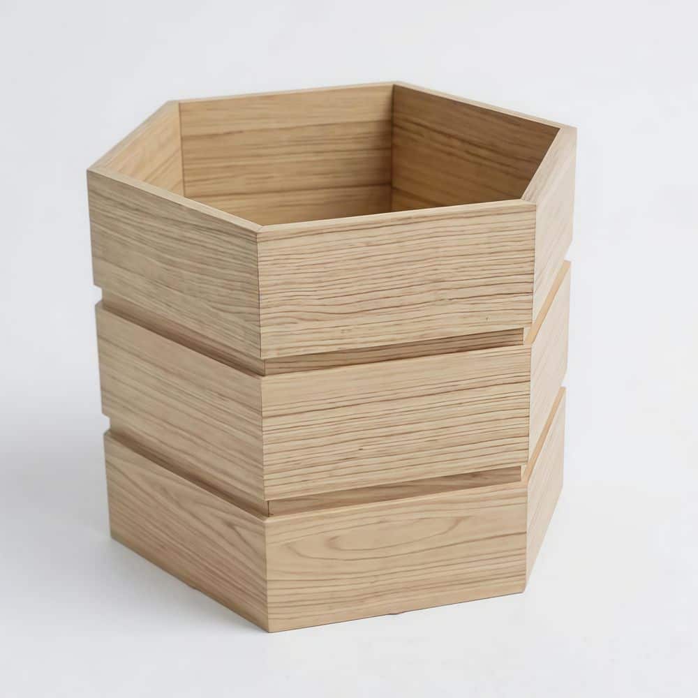 Hexagon Tall Terrace Planter Box, Ash Brown, Lightweight Aluminum with Drainage & Adjustable Depth price history on PriceWatchPro