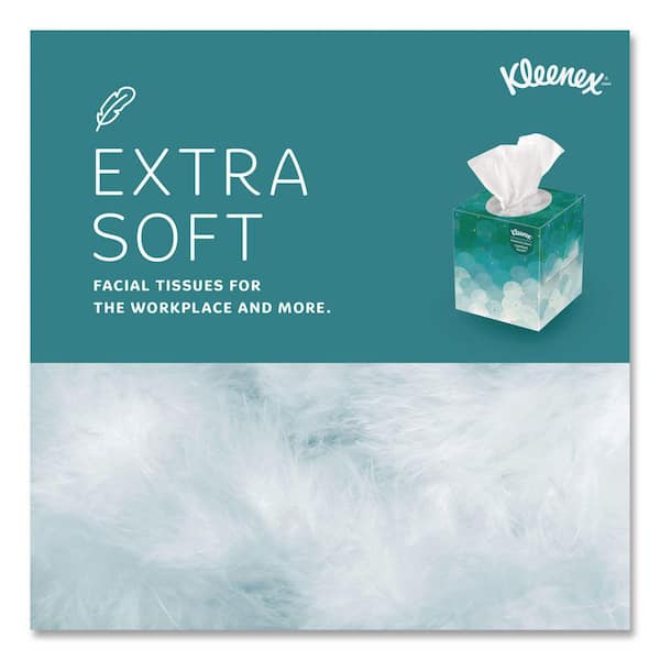 Kleenex Boutique 2-Ply White Facial Tissue, Pop-Up Box, (95 Sheets