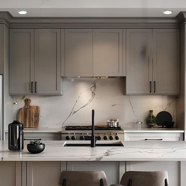 Minka Lavery Vantage 7.5 in. 1-Light Brushed Nickel LED Flush