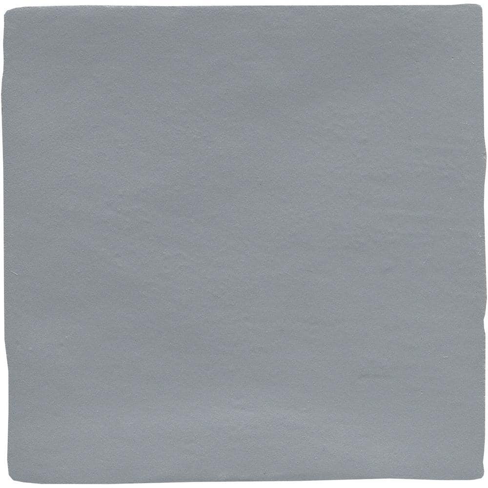 Hues Cement 3.92 in. x 3.92 in. Matte Ceramic Floor and Wall Tile (5.99 sq. ft./Case), Silver -  Emser Tile, W21HUESCE0404