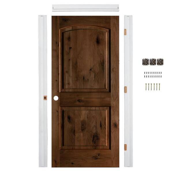 Krosswood Doors ReadytoAssemble 36 in. x 80 in. Alder 2Panel Right