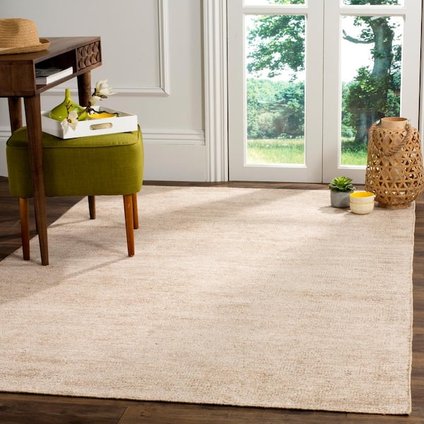 Stone Wash Beige 4 ft. x 6 ft. Solid Area Rug