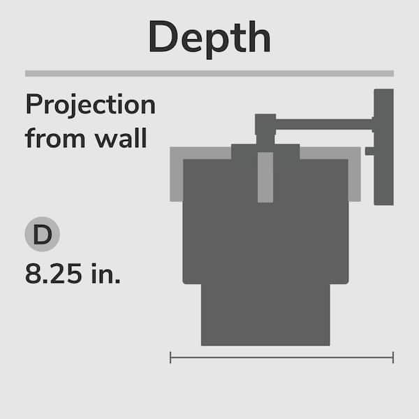 Hunter - Ontario 24.25 in. 3-Light Luxe Gold Vanity Light with Amber Ribbed Glass Shades