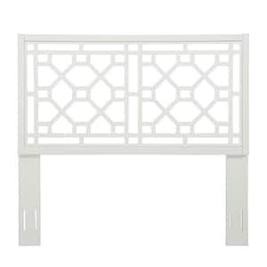 Thomas Chippendale White Queen/Full Headboard