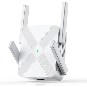 Dual Band Wi-Fi Extender Signal Booster for Home Cover up to 10000 sq.ft. 1200 Mbps WiFi Repeater with Ethernet Port