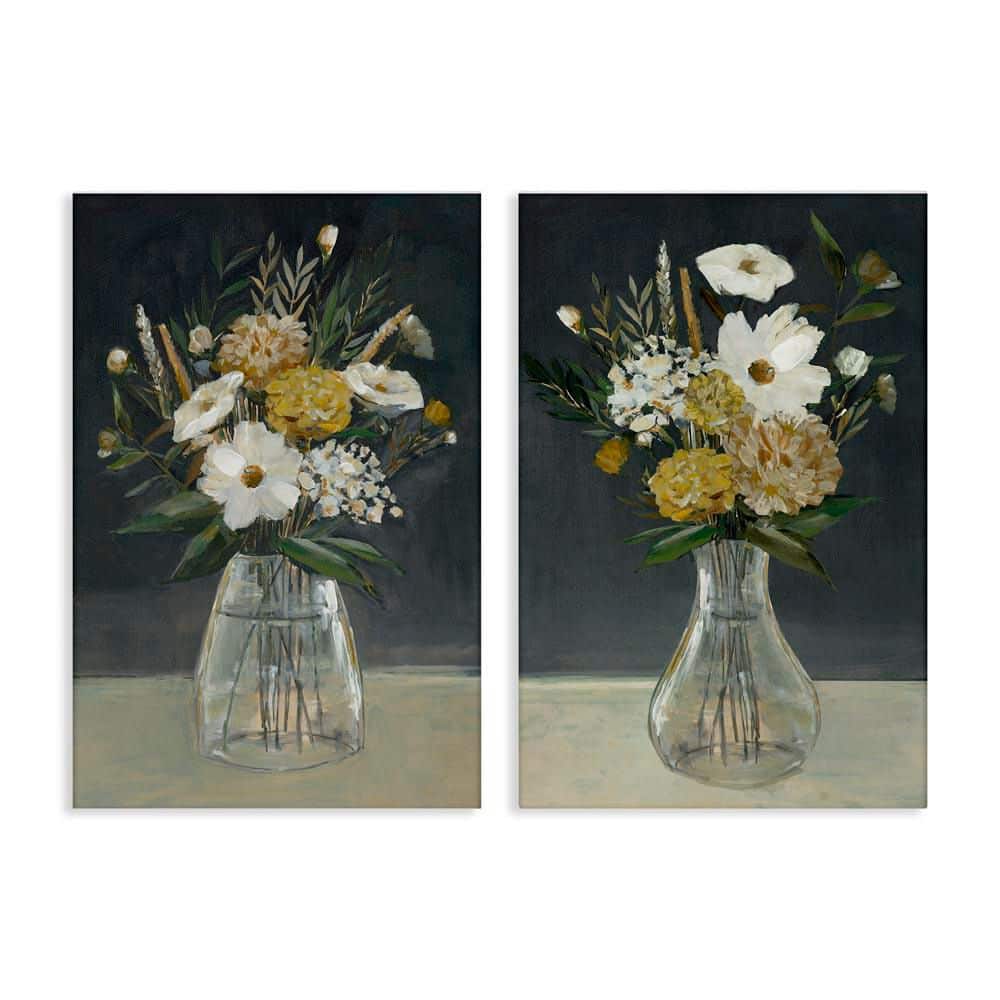 Muted Bouquet Vases by Hannah Dawson 2-Pieces Unframed Nature Graphic Art Print 24 in. x 16 in. price history on PriceWatchPro