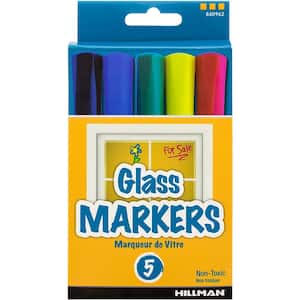5 Color Window Crayon Pack