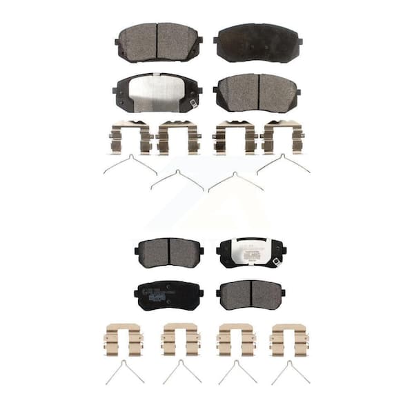 TEC Front Rear Ceramic Brake Pads Kit For Kia Optima Hyundai Sonata KTC-100536