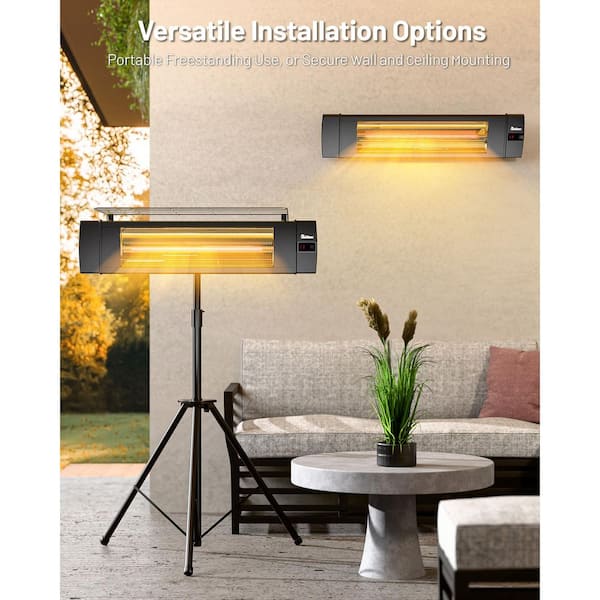 Dr Infrared Heater 1500-Watt Indoor/Outdoor Carbon Infrared Patio