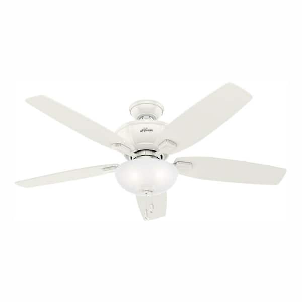 Hunter Kenbridge 52 in. LED Indoor Fresh White Ceiling Fan
