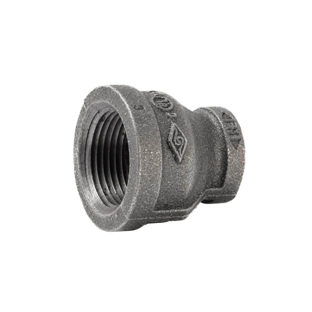 Southland x 1/2 Black Malleable Iron FPT x FPT Reducing Coupling  Fitting 521-353HN The Home Depot