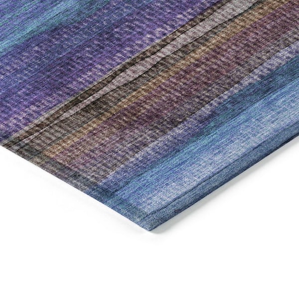 Chantille Machine Washable Indoor/Outdoor Abstract ACN2093 Blue 2 ft. 6 in. x 3 ft. 10 in. Area Rug