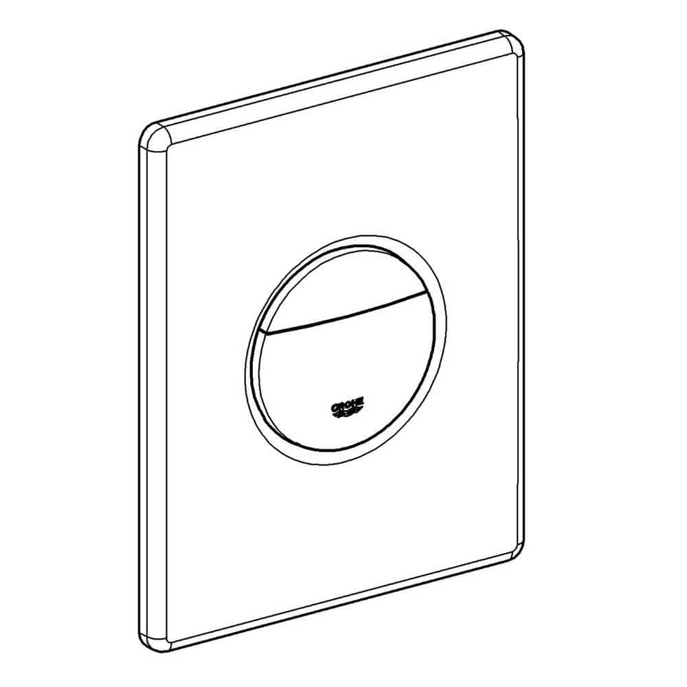Cover Plate With Push Button in StarLight Chrome price history on PriceWatchPro