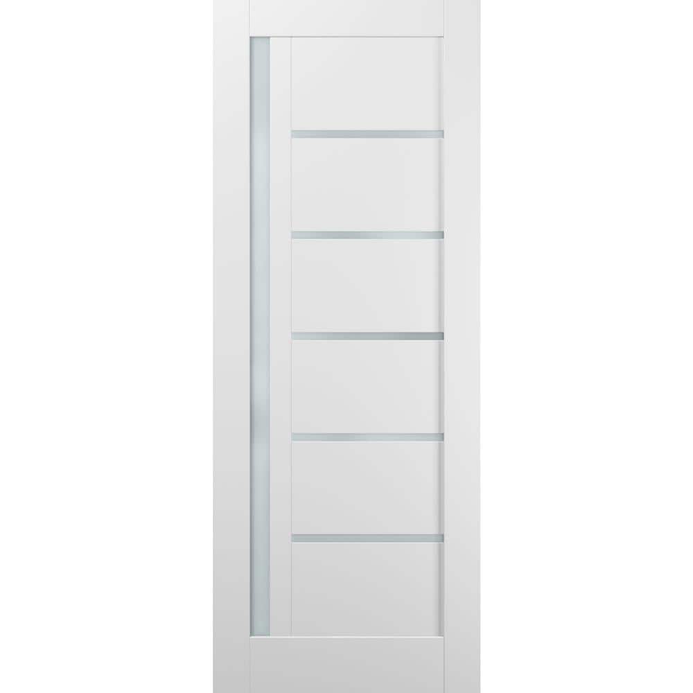 Reviews for Sartodoors 30 in. x 80 in. Single Panel No Bore Solid MDF 1