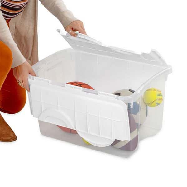 Sterilite 9.5 x 6.5 x 4 Inch Clear Open Storage Bin with Carry Handles (48  Pack), 1 Piece - Ralphs