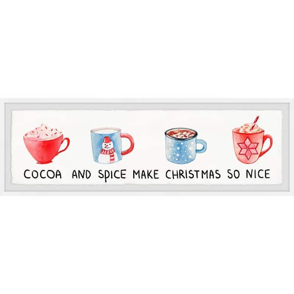 Unbranded "Cocoa and Spice" by Marmont Hill Framed Food Art Print 15 in. x 45 in. .