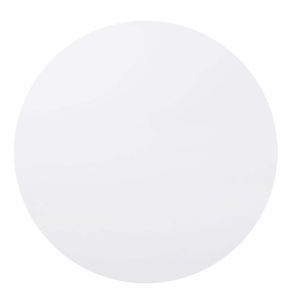 Contemporary White Round 40" Tulip Base Dining Table