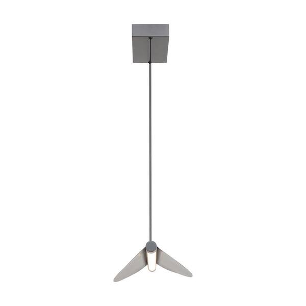 Golden Lighting - Luma 25-Watt 1 Light Graphite Integrated LED Linear Pendant Light with Graphite Shade