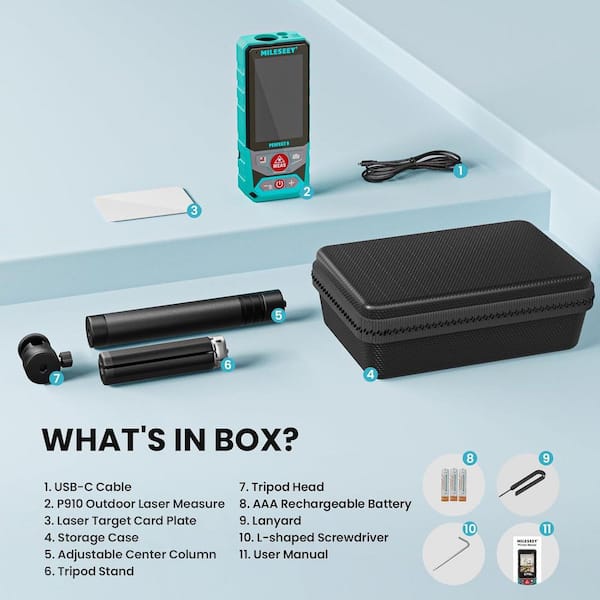 Reviews for MILESEEY P9 980 ft. Professional Outdoor Laser