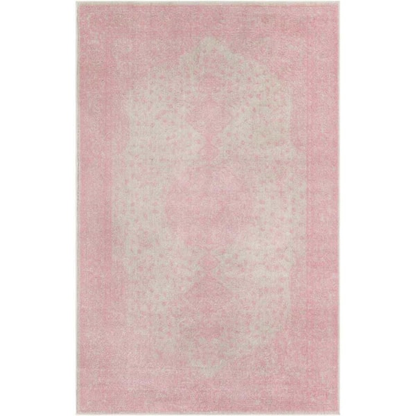 Unique Loom Bromley Midnight Pink 5' 1 x 8' 0 Area Rug