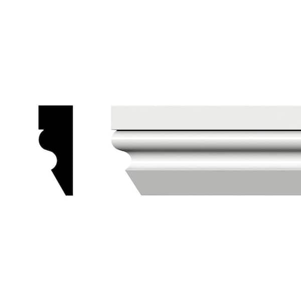 1-3/4 in. x 5/8 in. x 96 in. Shingle Moulding, PVC (2-Pack)