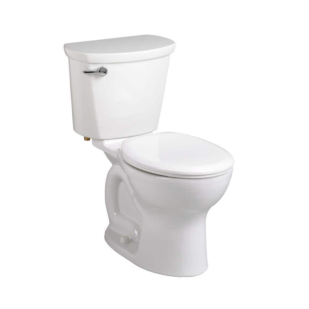 American Standard Cadet PRO 2-Piece 1.6 GPF Single Flush Round Toilet ...