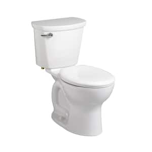 Cadet PRO 2-Piece 1.6 GPF Single Flush Round Toilet with 12 in. Rough-in in White