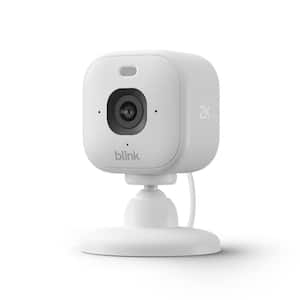 Mini 2K+ (Newest Model)-Plug-In Security Camera-2K Video Resolution, Enhanced Audio, Motion Detection-(White)
