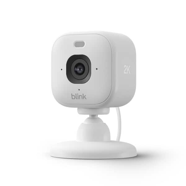 Mini 2K Plus (Newest Model)-Plug-In Security Camera-2K Video Resolution, Enhanced Audio, Motion Detection-(White)