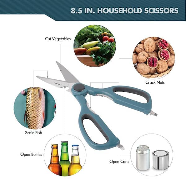 Anvil 3-Piece Household Scissors Set 91969 - The Home Depot