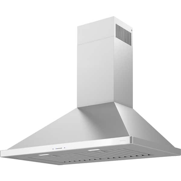 Siena Energy Star 30 in. 400 CFM Ducted Wall Mount Range Hood in Stainless Steel