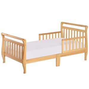 Natural Toddler Sleigh Bed