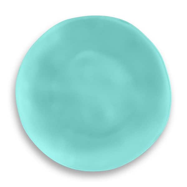 Unbranded Sea Glass Polyproplyene Teatl Dinner Plate (Set of 6)