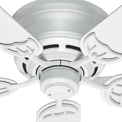 Low Profile III 52 in. Indoor White Ceiling Fan