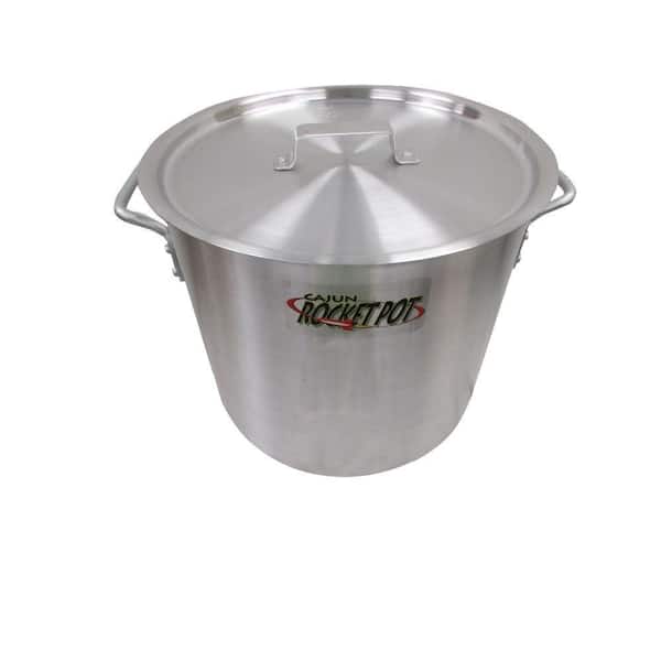 Cajun Rocket Pot 24 qt. Aluminum Seafood Boiling Pot Set with Built-In Burner and Stand