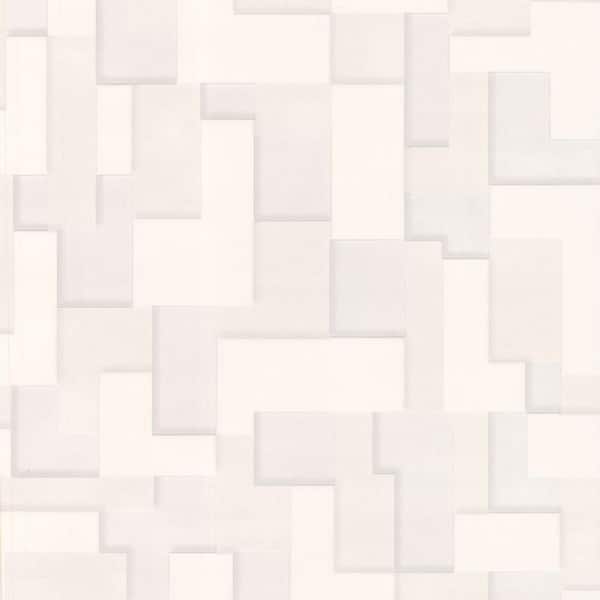 Graham & Brown Checker White Removable Wallpaper