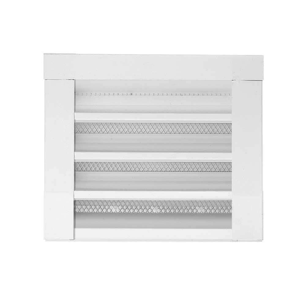 Gibraltar Building Products 12 in. x 12 in. Square White Galvanized