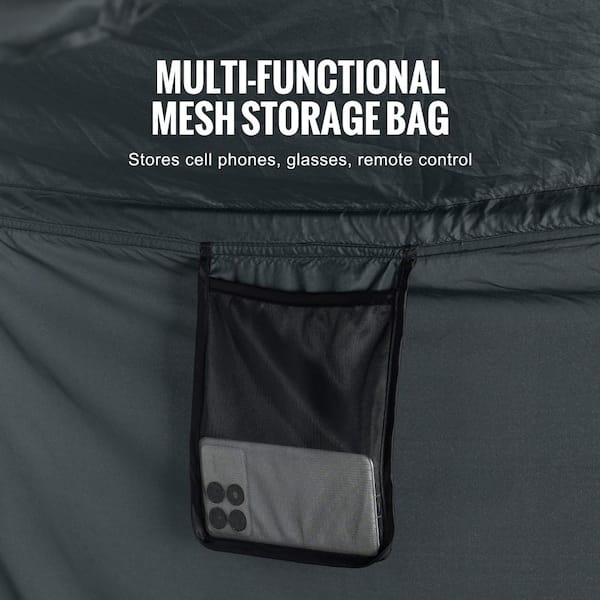 VEVOR Bed Tent Pongee Fabric 4 Doors Breathable Dream Tent Privacy